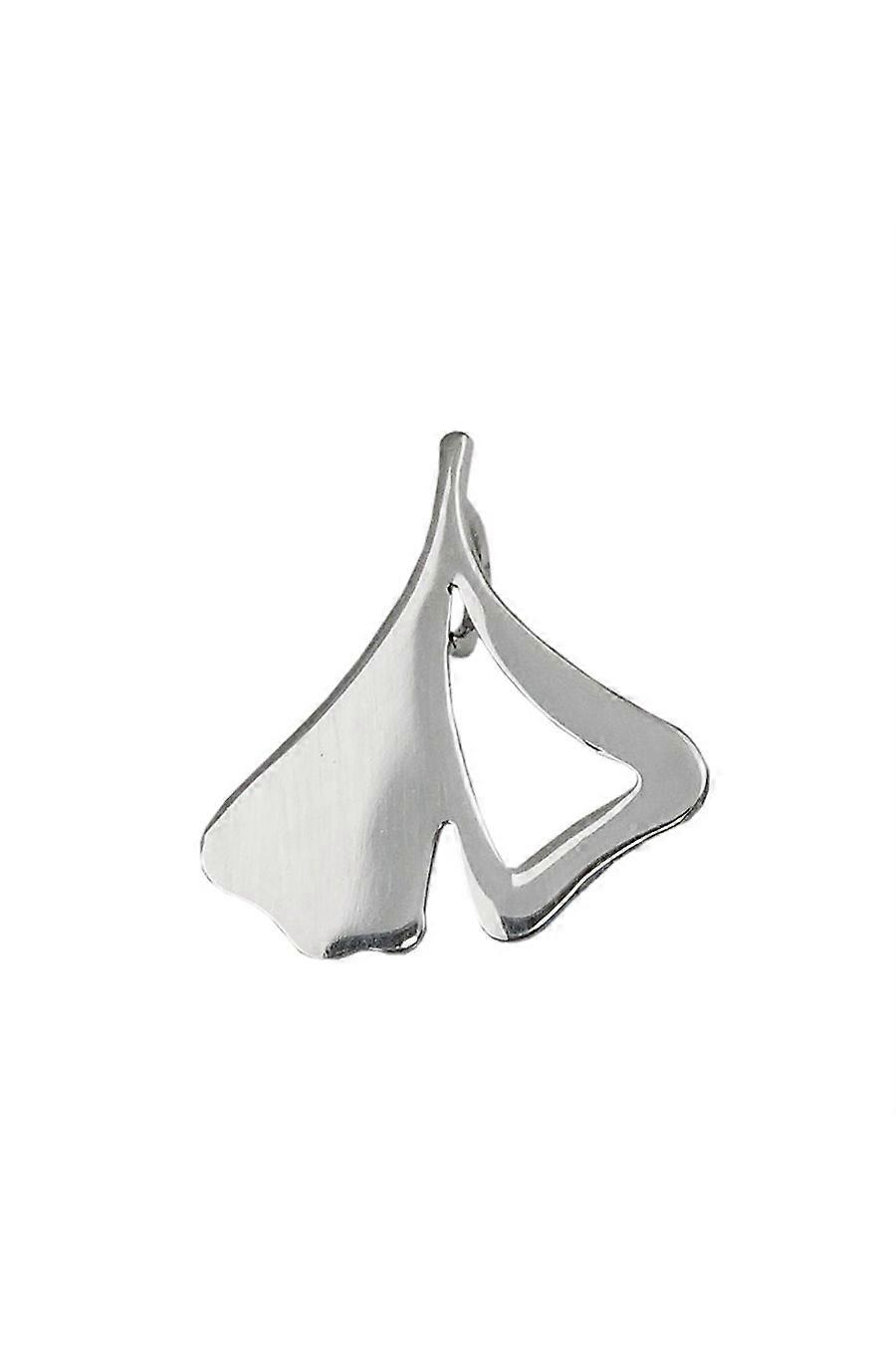 Pendant Ginkgo Leaf Shiny Silver 925 - Gl93584