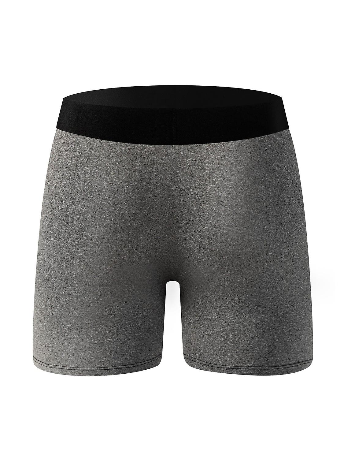 1 pc Elephants Print Mens Long Boxing Briefs - Super-Soft Moisture-Wicking Underwear for Running Spo