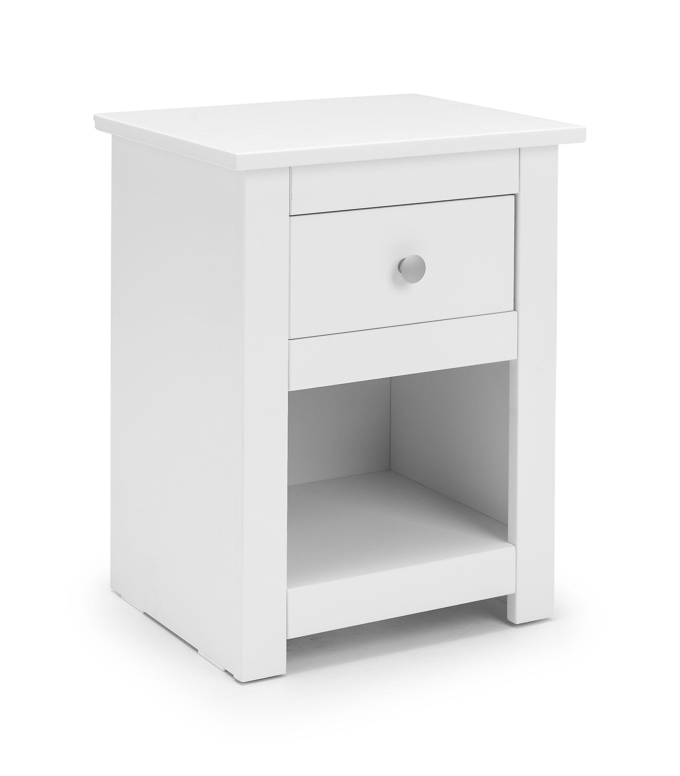 Gerard Bedside Table - Surf White