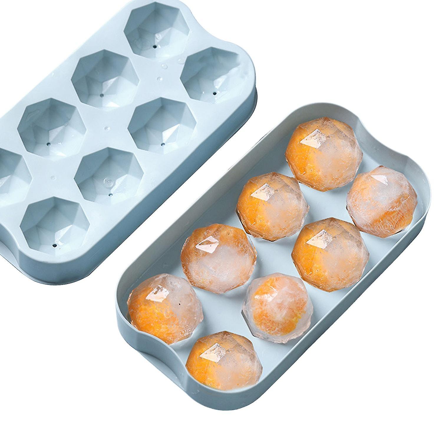 7 Grids/8 Grids Ice Cube Mold BPA Free Spill-resistant PE Removable Lid Ice Ball Maker Kitchen Utens