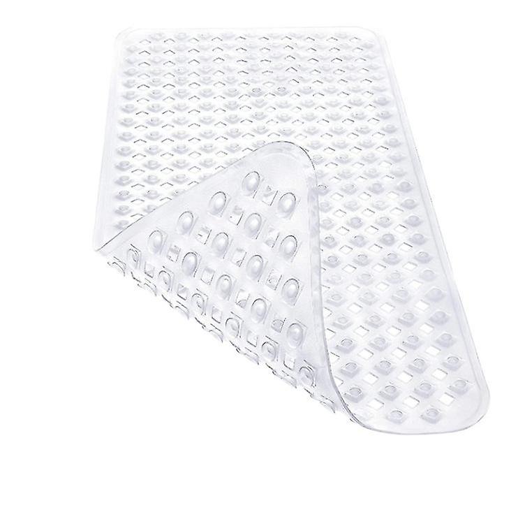 Skin Sensitive Non-Slip Bath Mat 88x40cm, BPA Free Non-Slip Bath Mat,Mildew Resistant & Machine Wash