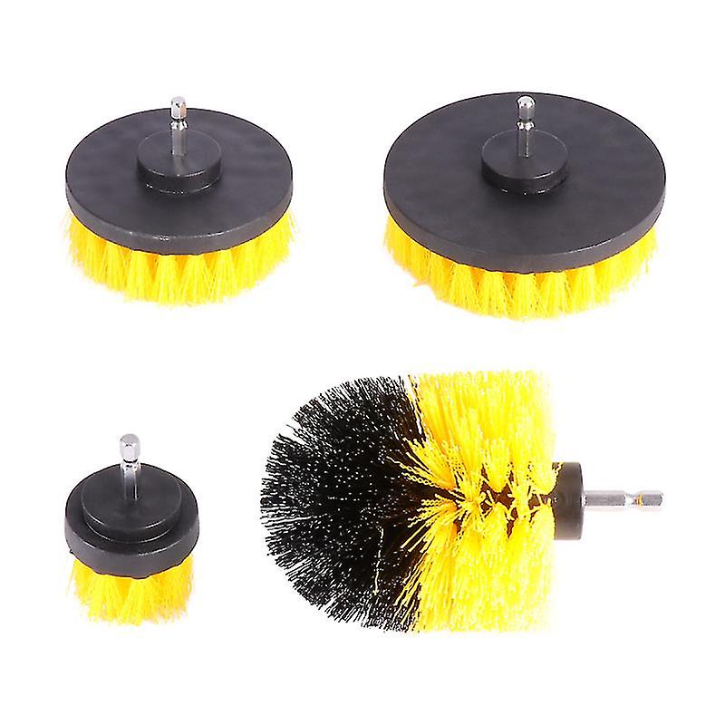 4pcs Floor Drill Cleaning Brush