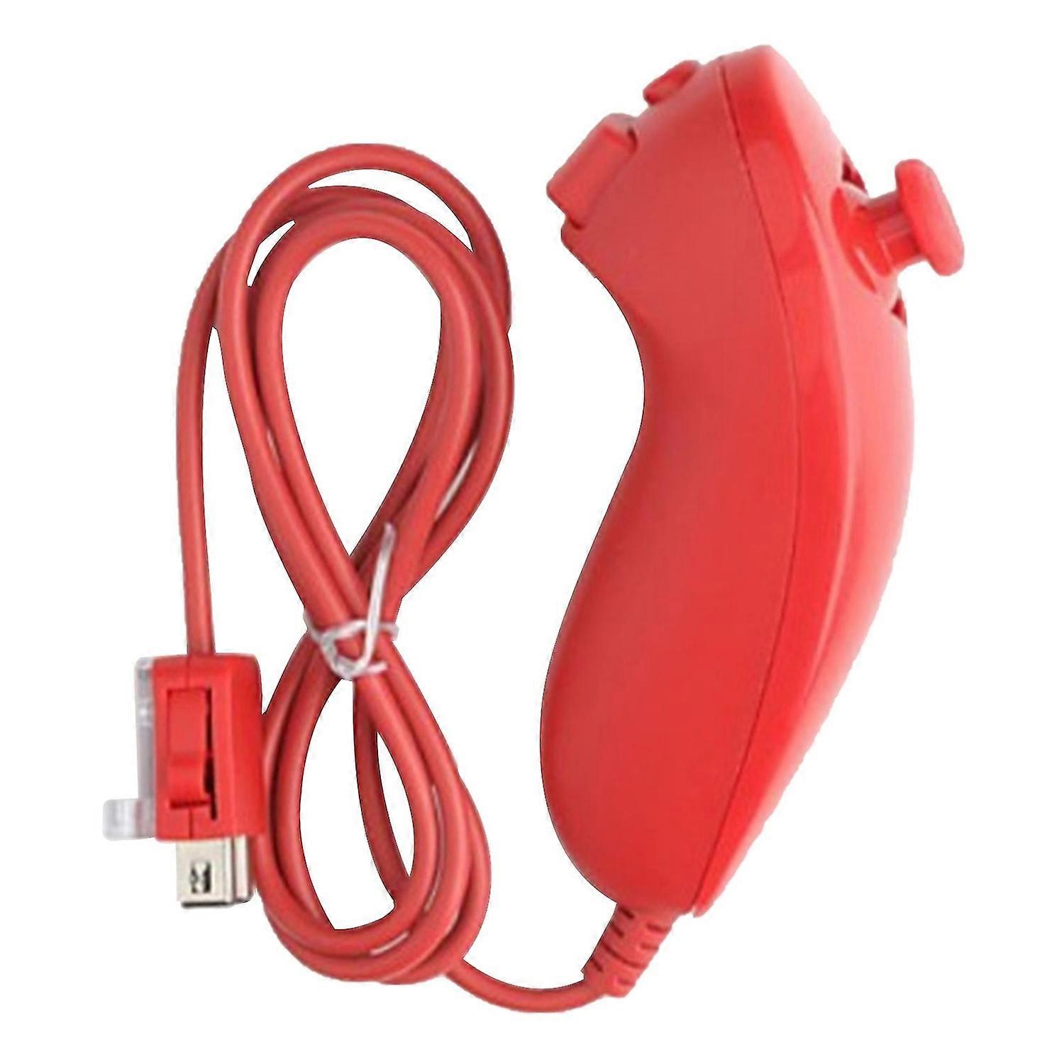 Solid Color Remote Controller Handle Game Console Accessory for Nintendo Wii U
