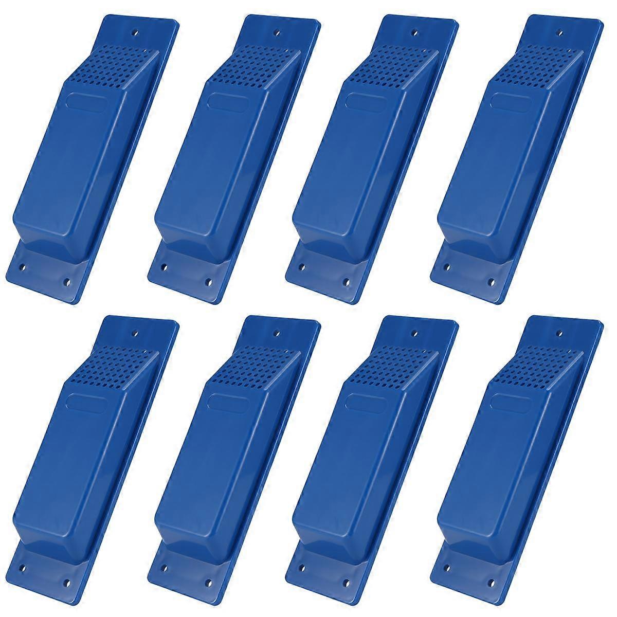 thumbnail image 2 of 8 Pack Shipping Container Air Vents - Transverse Flow Ventilation, Light Grey ABS Plastic 2 of 5