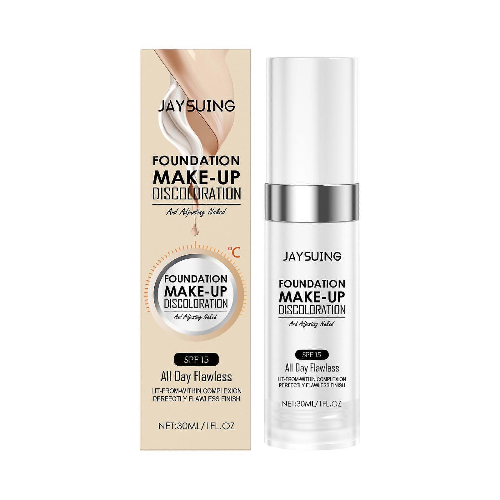 Colour Changing Mature Skin Foundation, Color Changing Foundation for Mature Skin, Foundation Color Changing, Hydrating Waterproof and Light Long Last