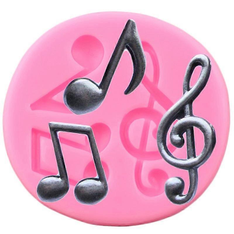 1pc Music Note Silicone Molds - DIY Party Cake Decorating Tools for Cupcakes, Fondant, Chocolate, Gum Paste, Candy Clay - Easy to Use and Durable