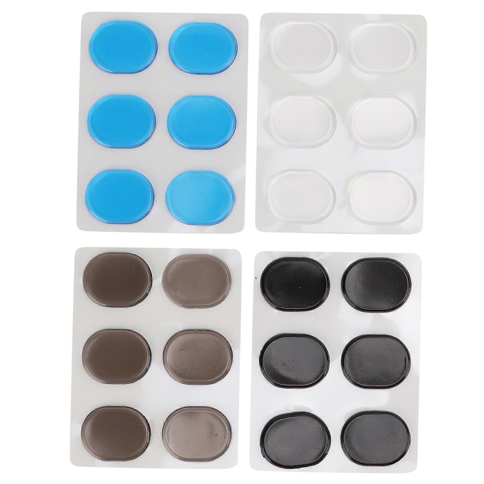4 Sets Drum Dampener Silicone Damping Control Pad Silencer Instrument Accessory Kit