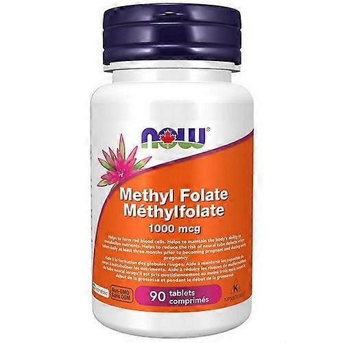 Now Methyl Folate,1000 Mcg,90 Tablets