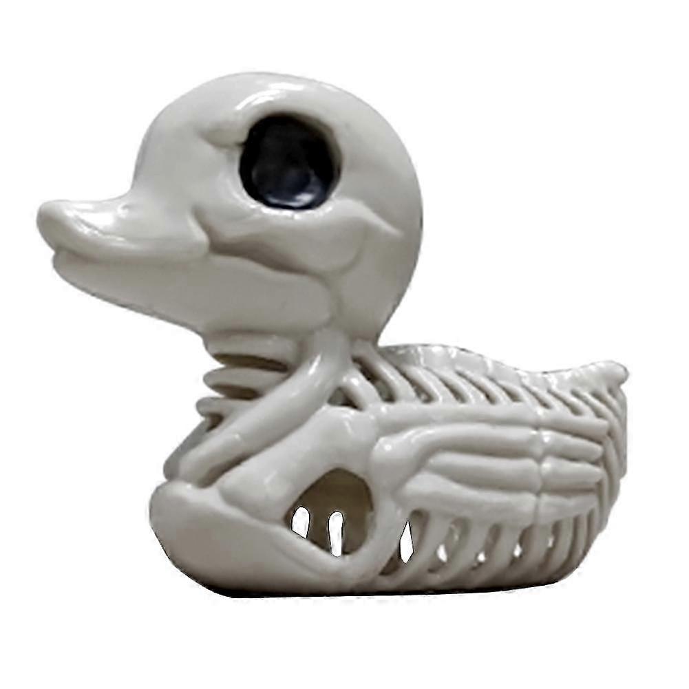 Ducks Skeleton Decoration Spookys Realistics Ducks Statues Ornaments for Desktop Bookshelf Decor