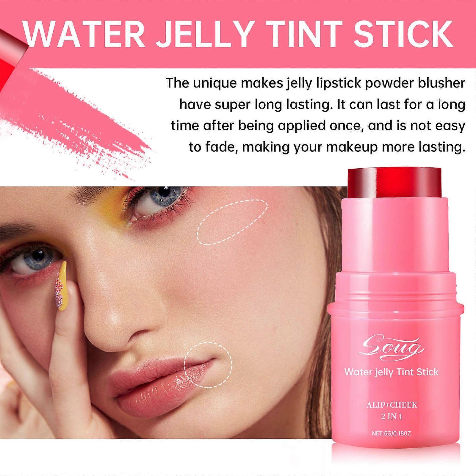 Fruit Jelly Color Tone Cool Transparent Lips And Cheek Stains Constructable Watercolor Paint Finish
