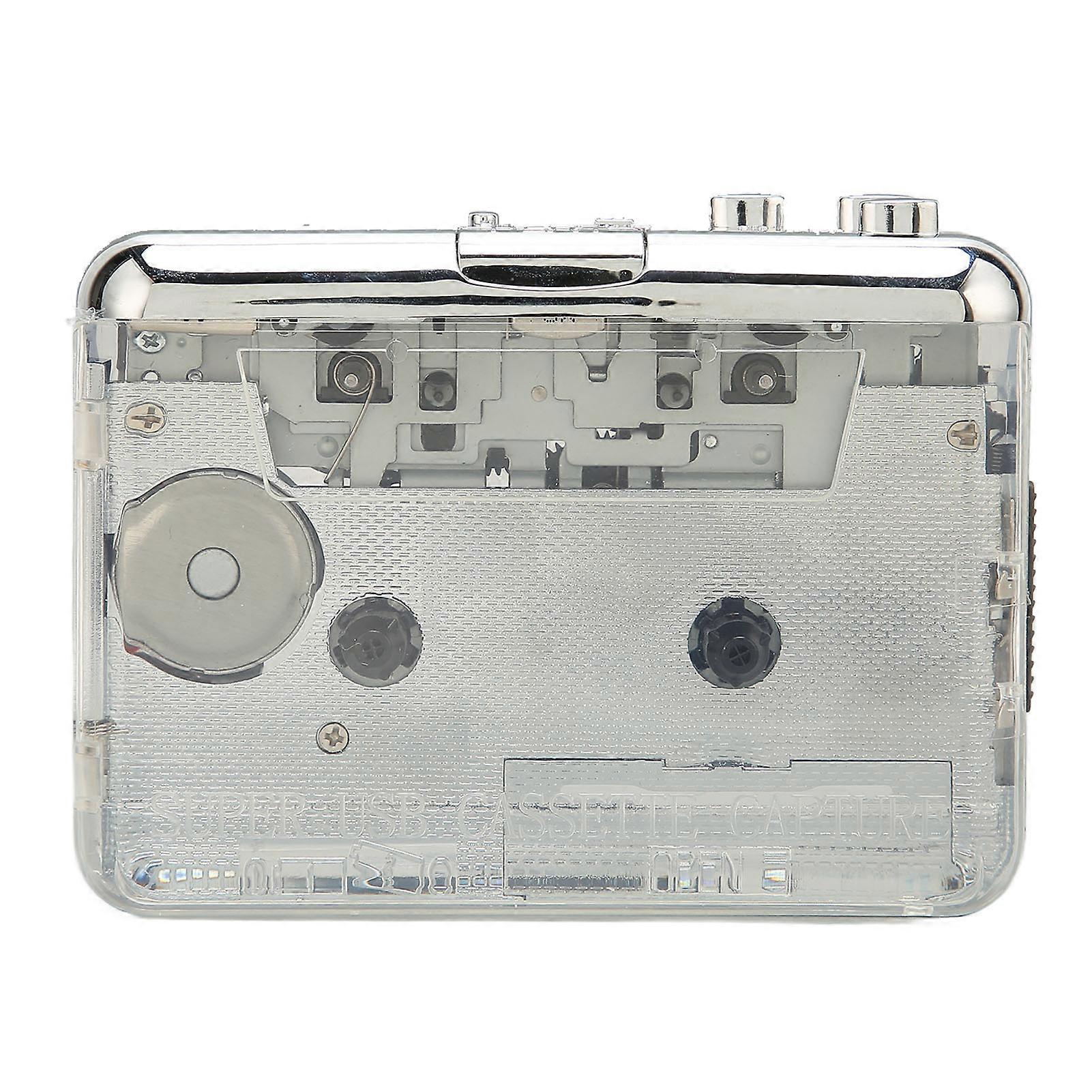 Portable Cassette Player Multifunction Clear Stereo Sound FM Radio Cassette Player with 3.5mm Headphone Jack