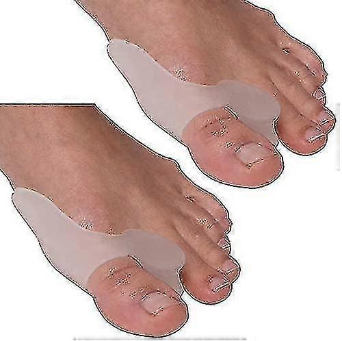 Barsinfi 3 Pairs X Gel Bunion Corrector Toe Protectors Straightener Separators Toe Spreader (6 Pcs)