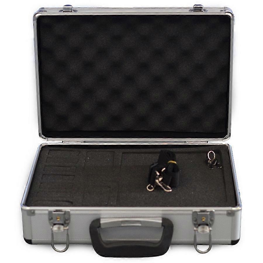 Silver Universal Transmitter Aluminum Bag Case For Futaba Jr Rc Transmitter 2.4G
