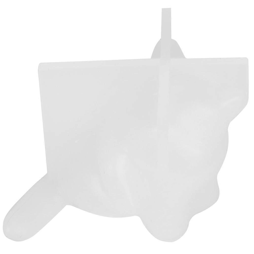 كريستال سيليكون القط العفن الجص العفن الحلي الديكور DIY الحرف صنع رأس الخدش