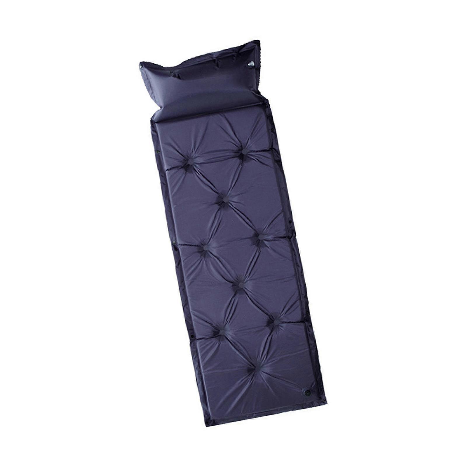 Self Inflating Sleeping Pad Compact Inflatable Bed for Outdoor Hiking Picnic blue