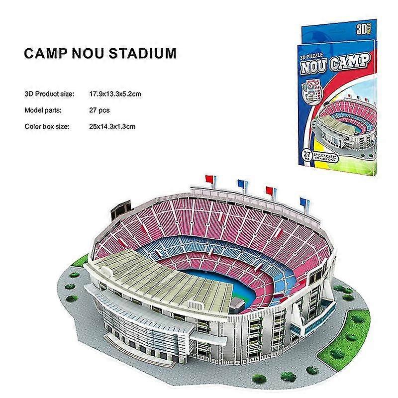 Rozmiar Diy 3d Piłka nożna Mini stadion piłkarski Budowanie zabawek Dekoracje na pulpit