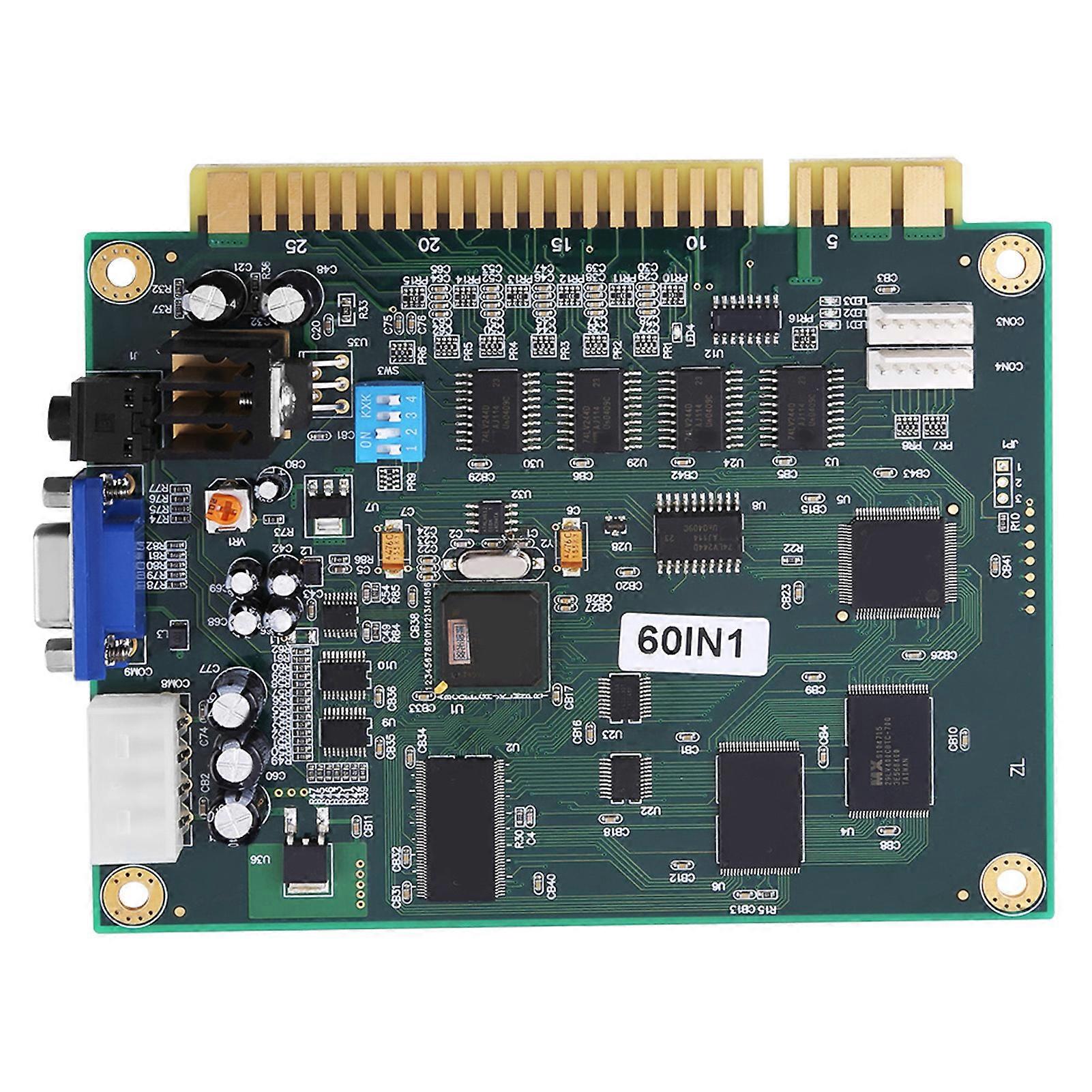 Classic 60 in1 Multicade PCB Board  CGA/VGA Output for Arcade Game Machine