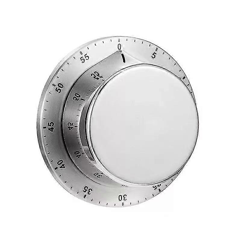 Kitchen Cooking Timer, Stainless Steel Mechanical Manual Magnetic Lock