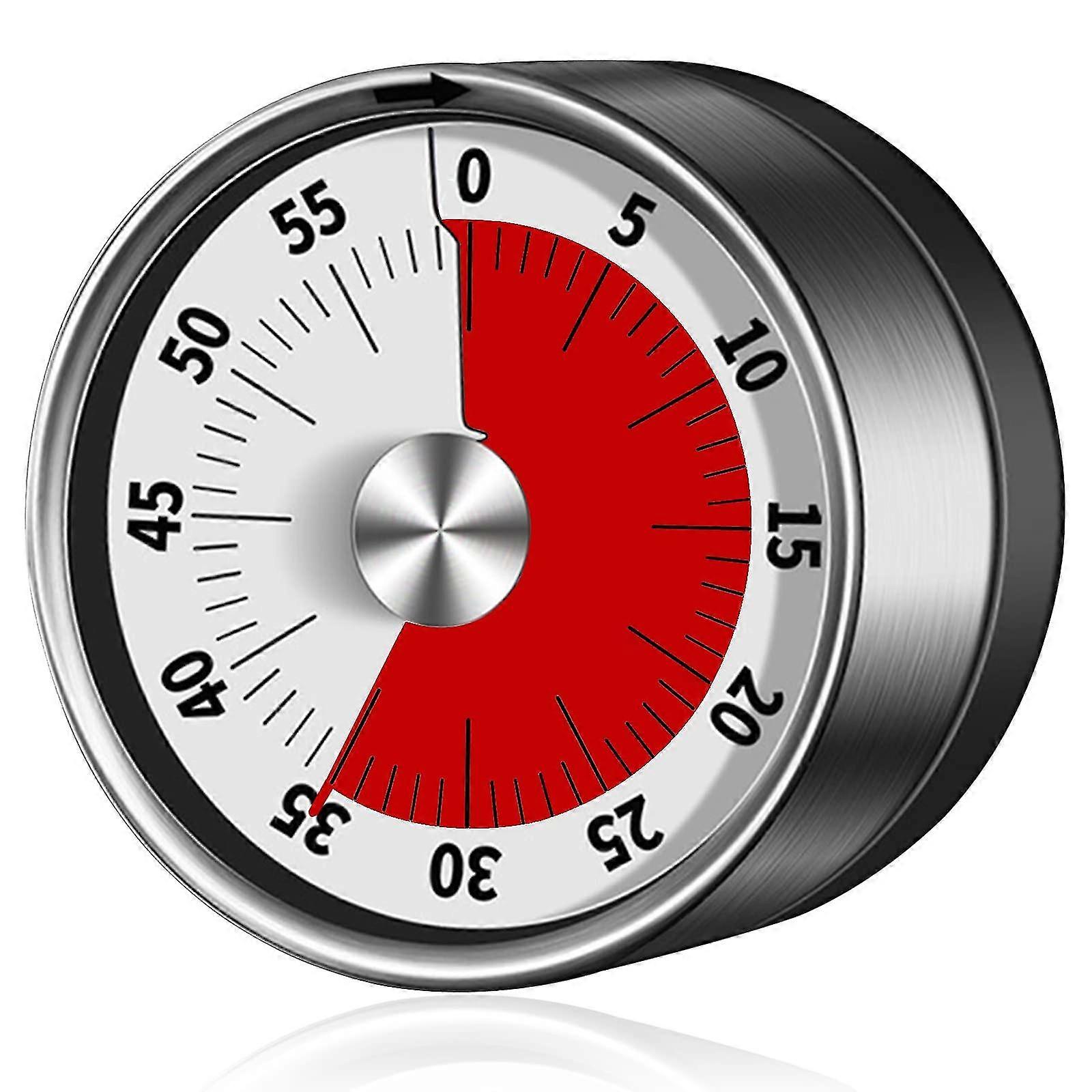 Mechanical Timer - 60-minute Magnetic Stopwatch For Cooking, Baking, Gym Workout, Studying