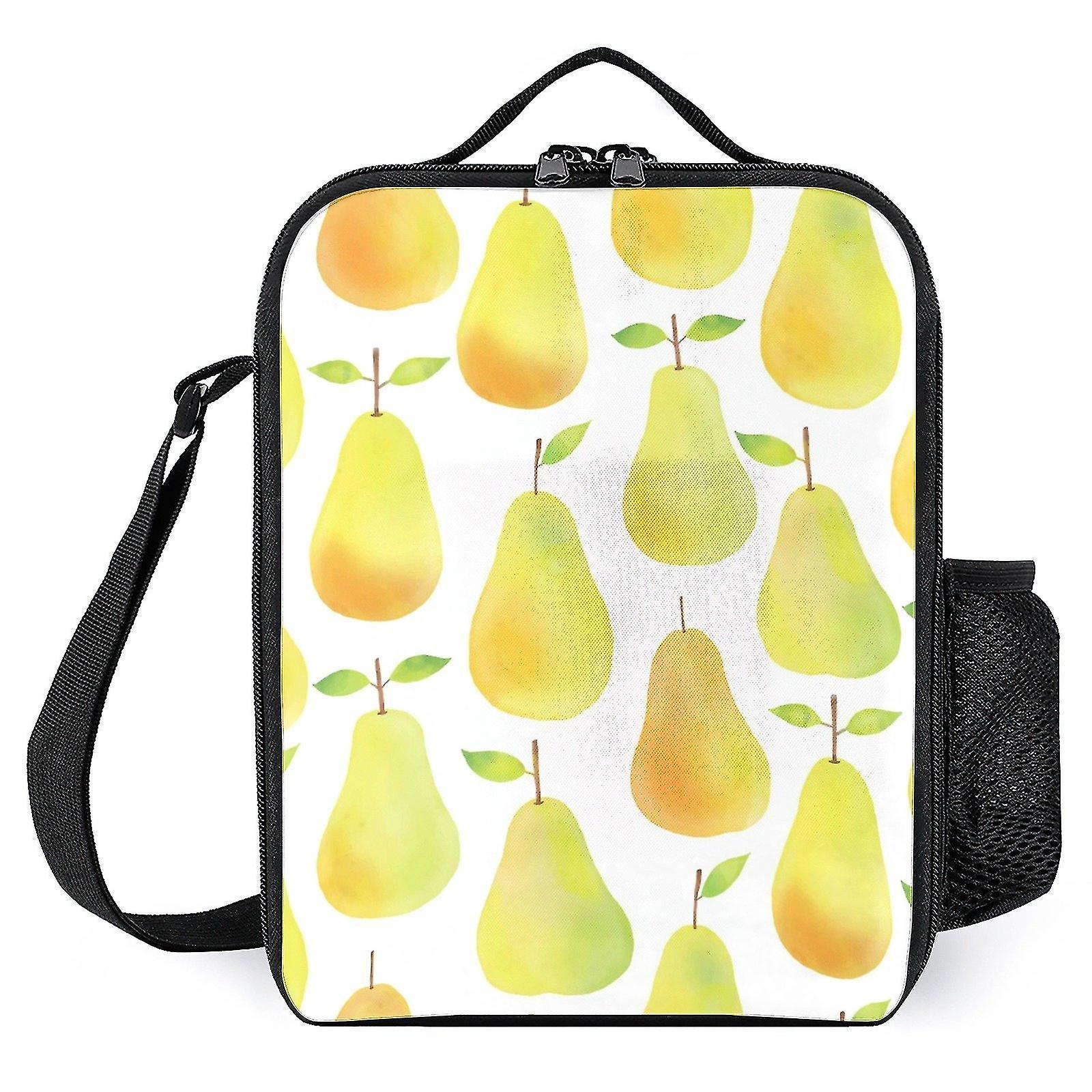 Lunch Boxes Totes Pear Printed Lunch Bags