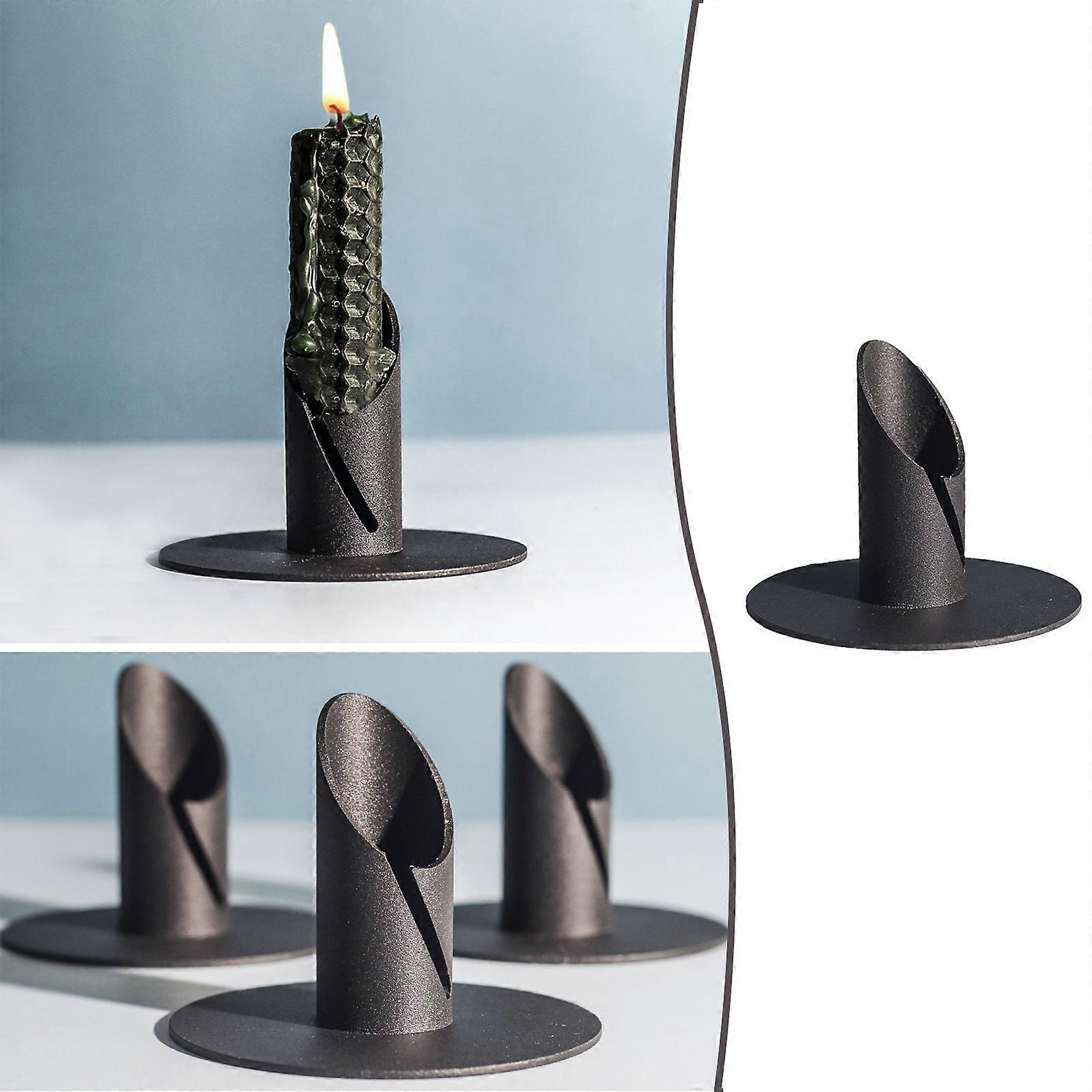 Pillar Candle For Dining Table Decorative Iron Candlestick Holders FLYE3182