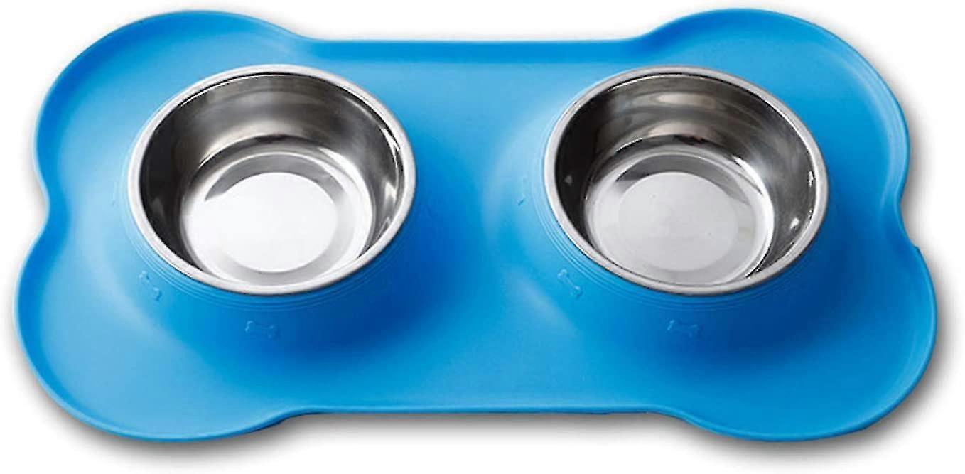 Hundenapf Edelstahl Tierfutter Schüsseln Set
