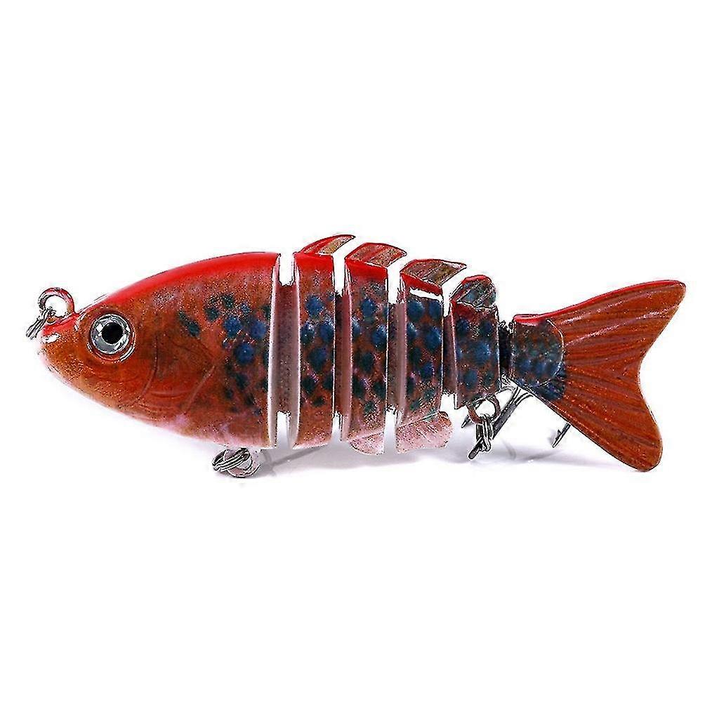 1pc Angelköder 8cm Kunststoff Harte Bass Köder 10 Farben Köder