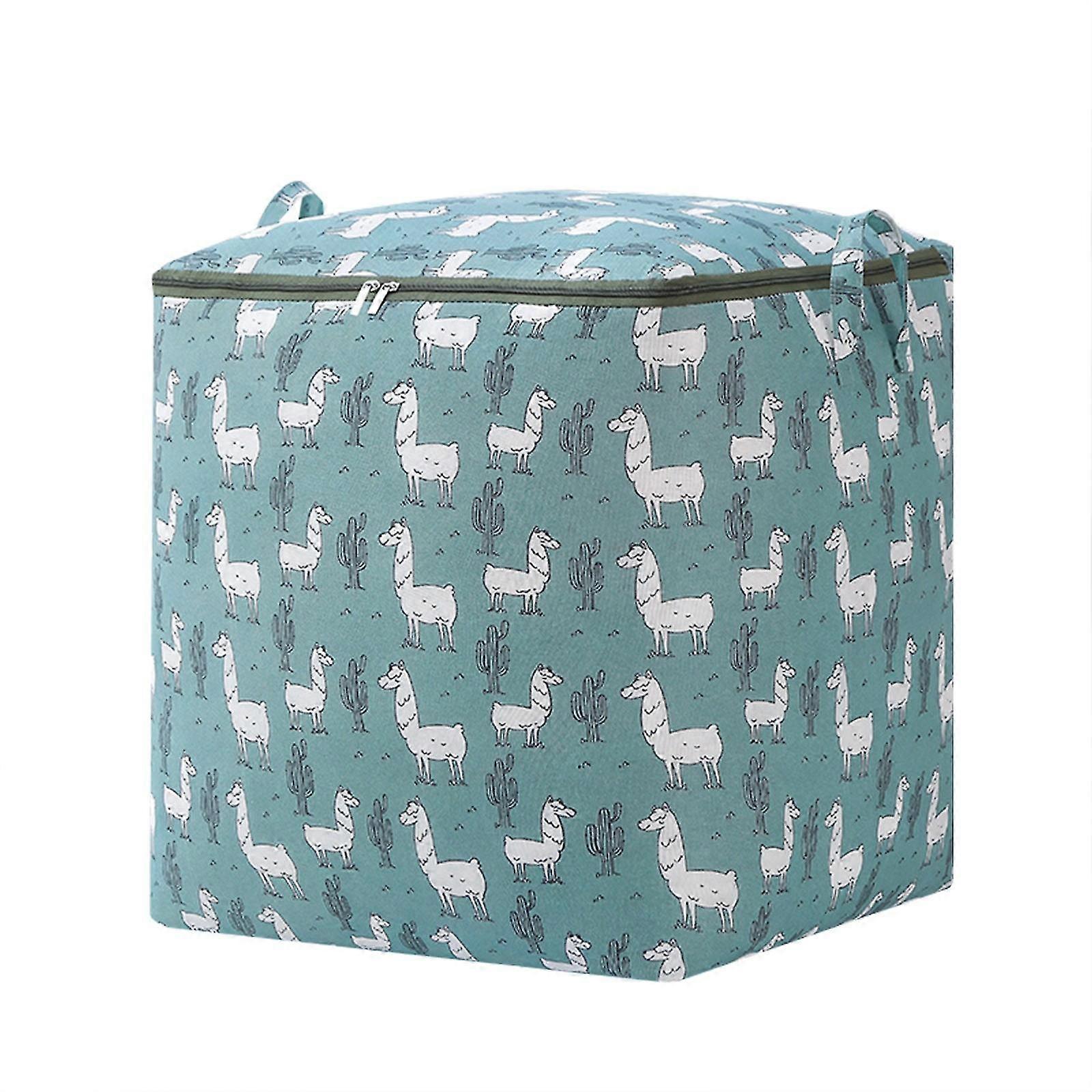 135l Largecapacity Storage Bag With Handle Largecapacity Storage Bag Foldable Storage Bucket For Quilt Blanket And Pillow