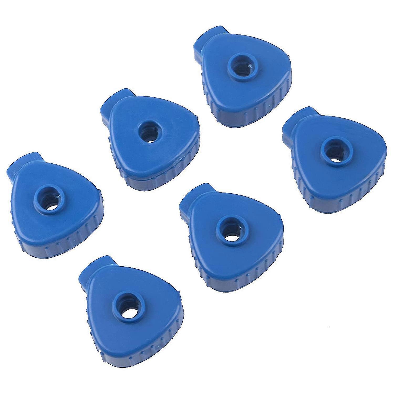 6 Pcs Plastic Cymbal Nut,quick-set Cymbal Nut For Percussion Drum Kit,percussion Replacement Access