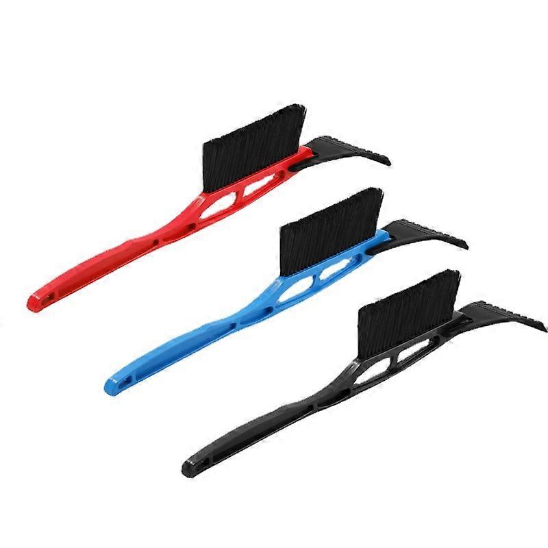 3pcs Car Snow Shovel 2-in-1 Windscreen Cleaner, Ice and Snow Scrapering, Ice, Frost and Snow, Transparent Car