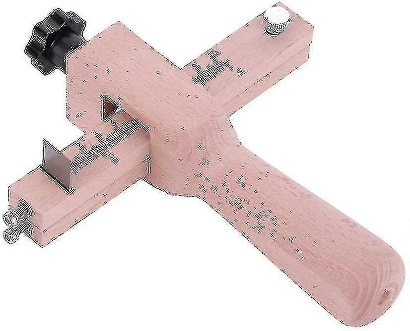 Hand Adjustable Precision Leather Strap Cutter Tool For Leather Crafts(1pcs, Wood Colour)
