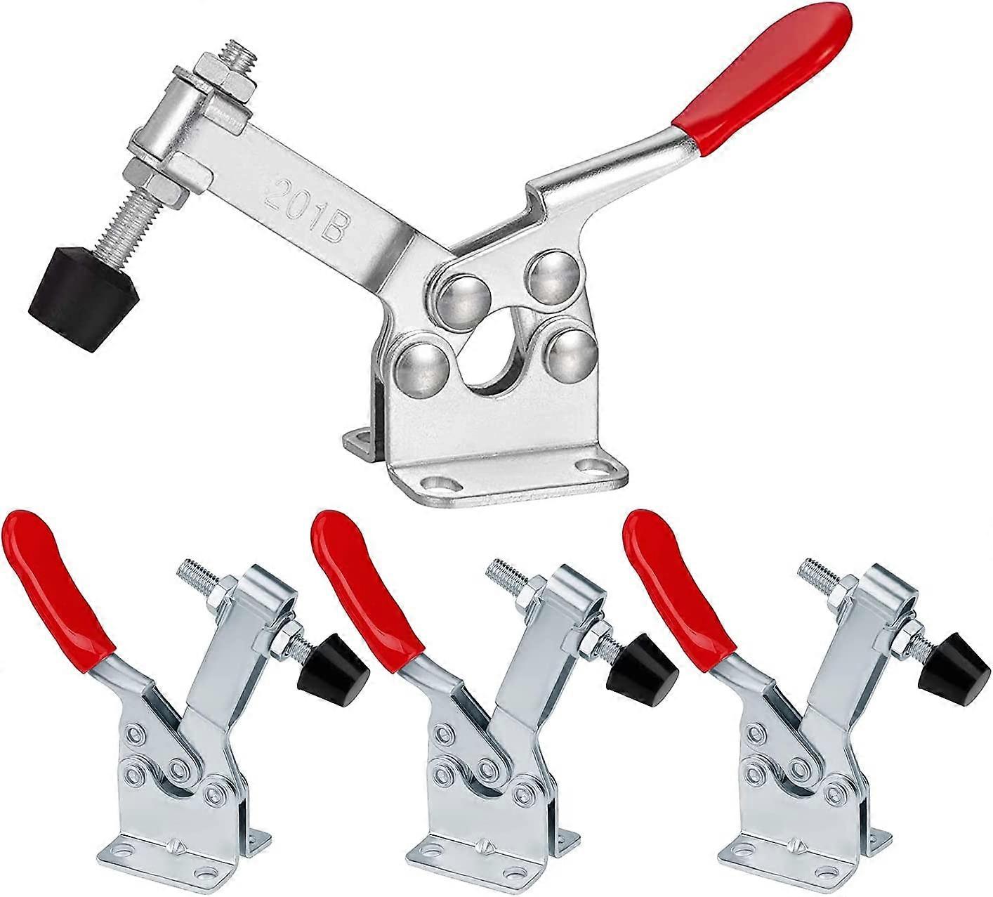 Toggle Clamps,Horizontal Toggle Clamp,GH-201B 90 kg/198 lb(4 Pcs)