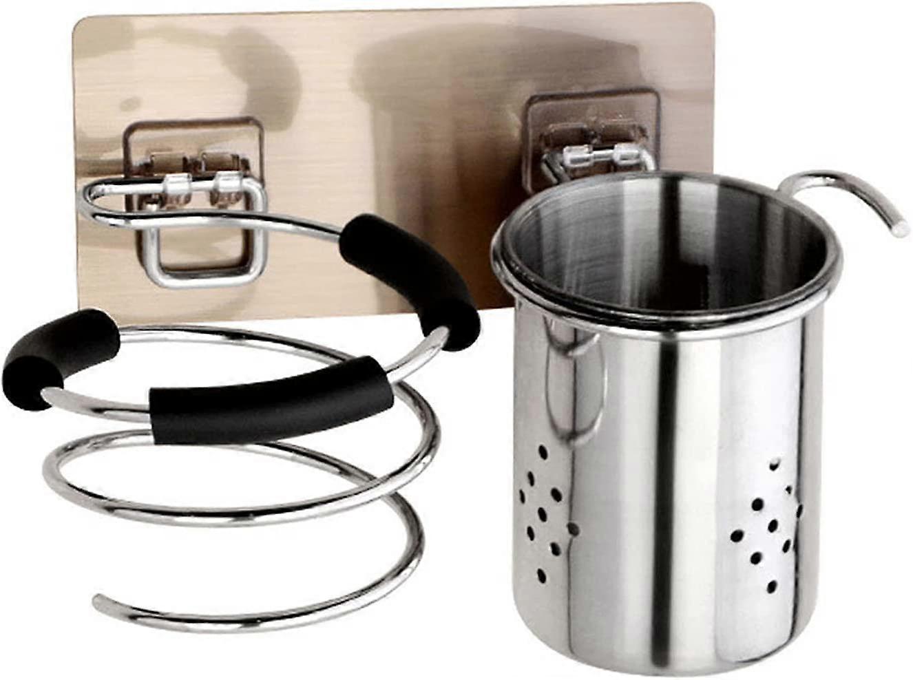 Hårtørrer holder vægmontering aluminium