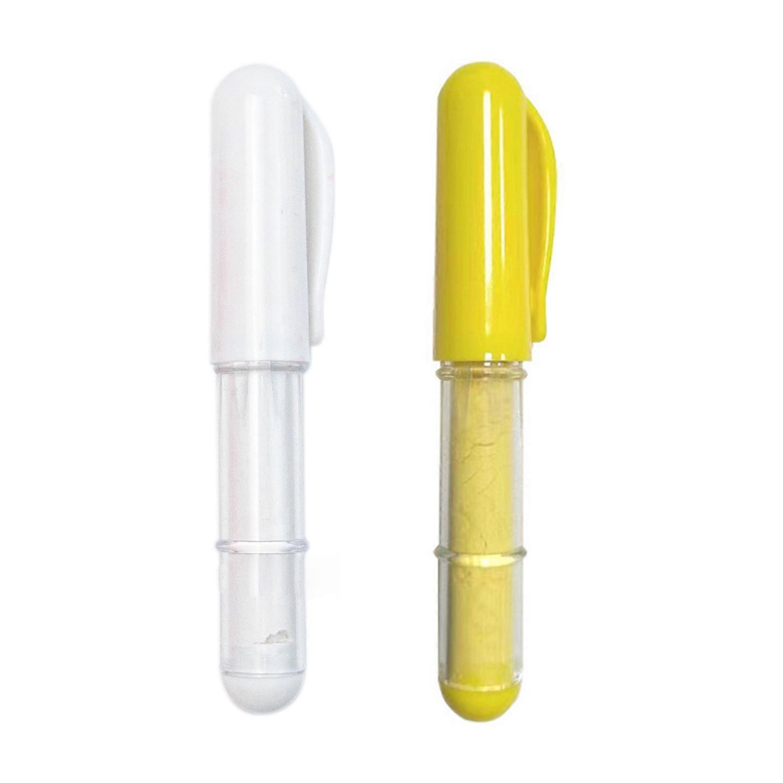 2Pcs Fabric Chalk Markers Easy-to-use Precise Lines Quilting Patchwork Scriber for Home Sewing Shops KAESI