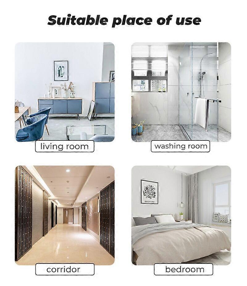 10a Wall Light Switch Neutral Wire Infrared Sensor Switch No Touch Needed Tempered Glass Panel Smart Home Intelligent Switch