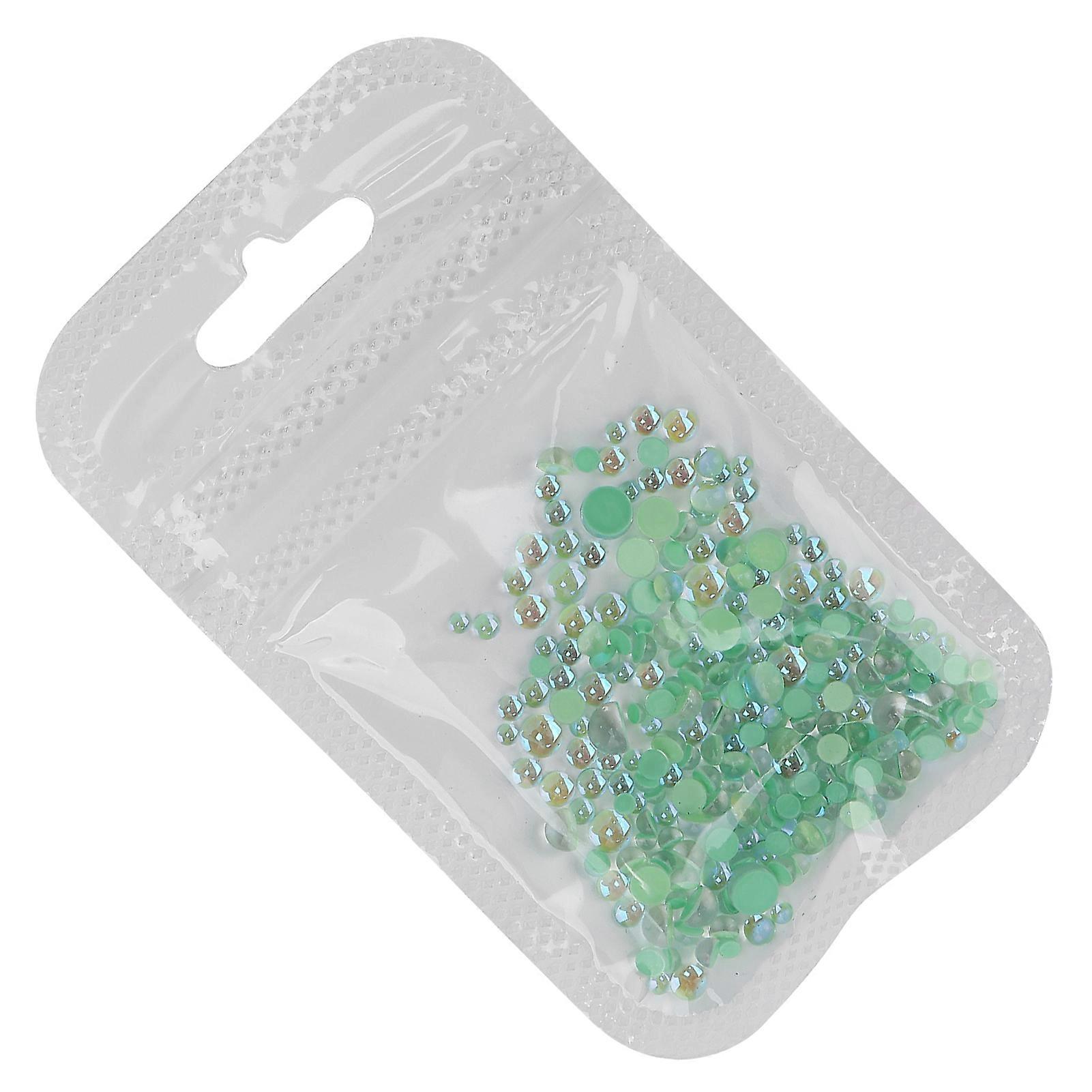 300Pcs Nail Making Decoration Mixed Size DIY Flat Back Half Hound Mixed Size Bead04