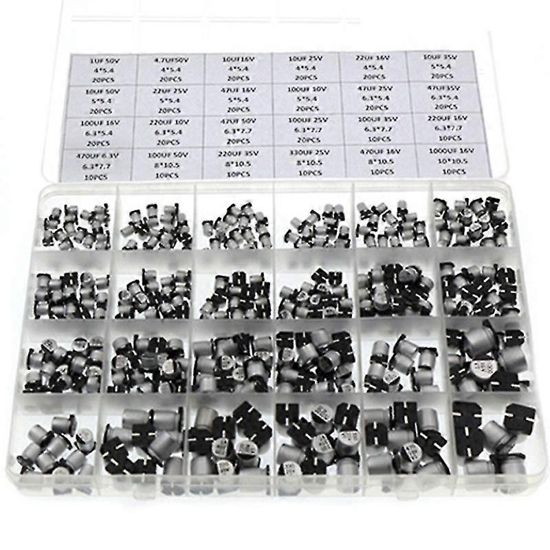 Stable & Durable Smd Aluminum Electrolytic Capacitors 1uf~1000uf Range Kits