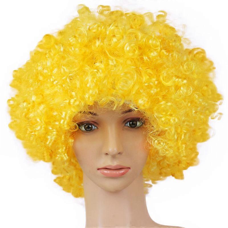 Fluffy Afro Synthetic Clown Wig for Men Women Cosplay Anime Party Christmas Halloween Fancy Funny Wigs