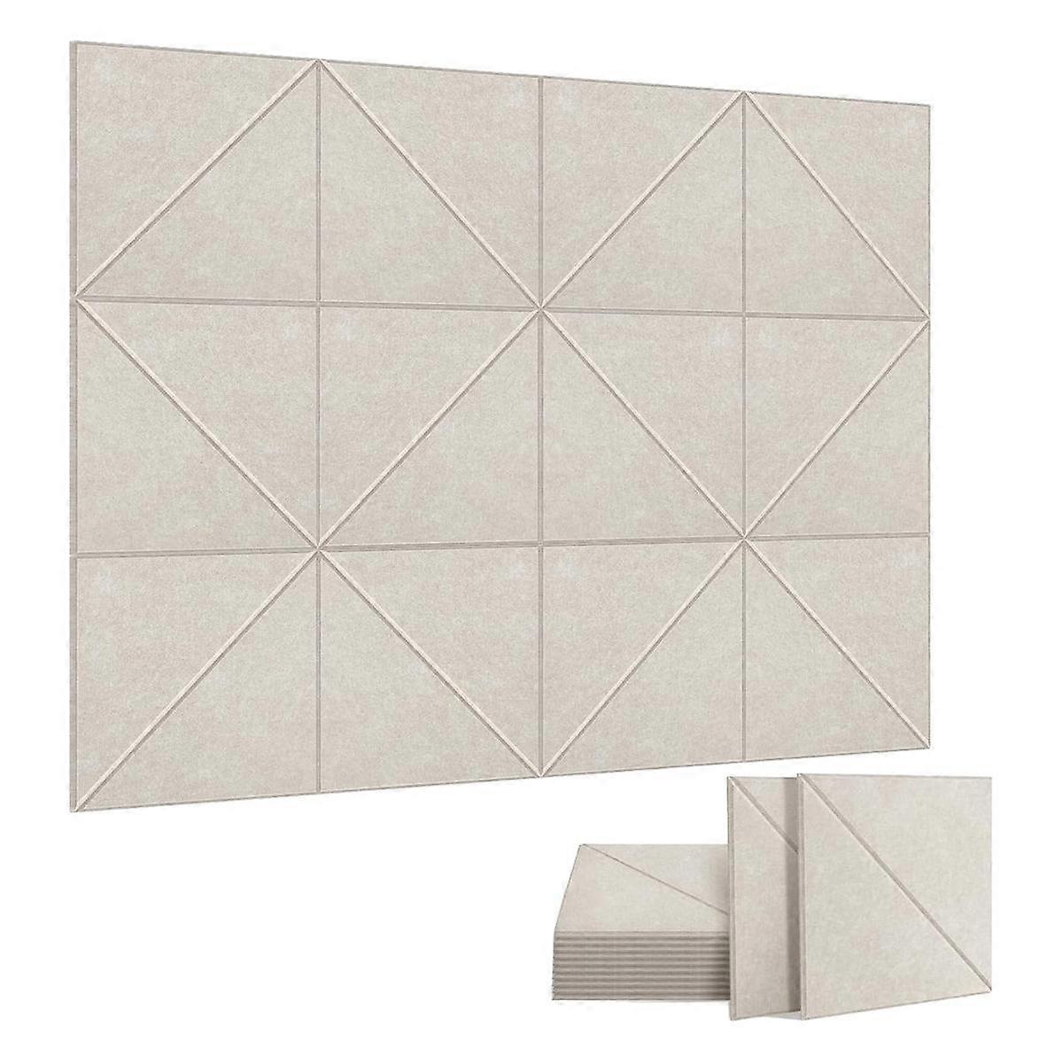 12 Pack Acoustic Panels, 12 X 12Inch Decorative Soundproofing Panels, Wall and Ceiling Acoustical P