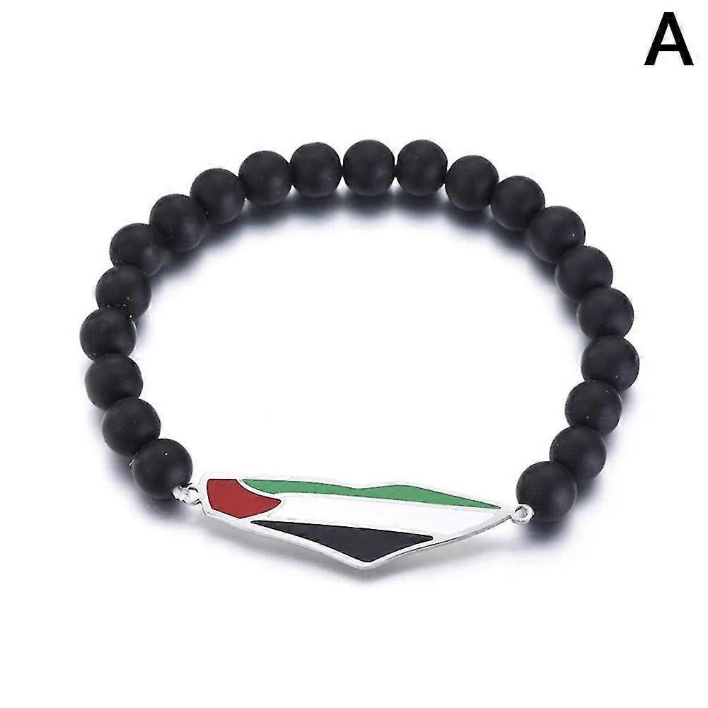 Kort over palæstinensisk flag Sort armbånd Sort armbånd Armbånd