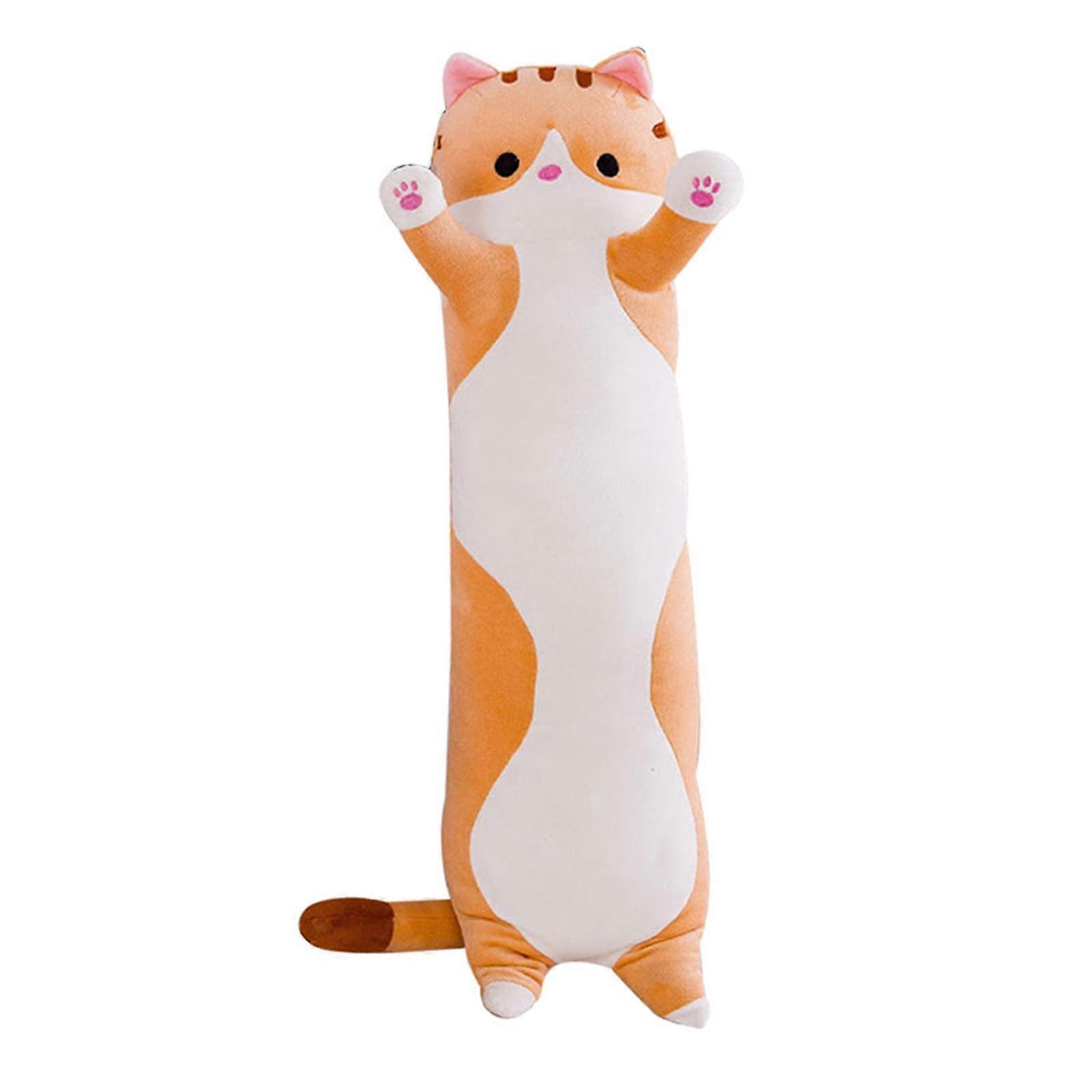 Plush toy long cotton cute cat-shaped doll comfortable plush toy soft sleeping pillow