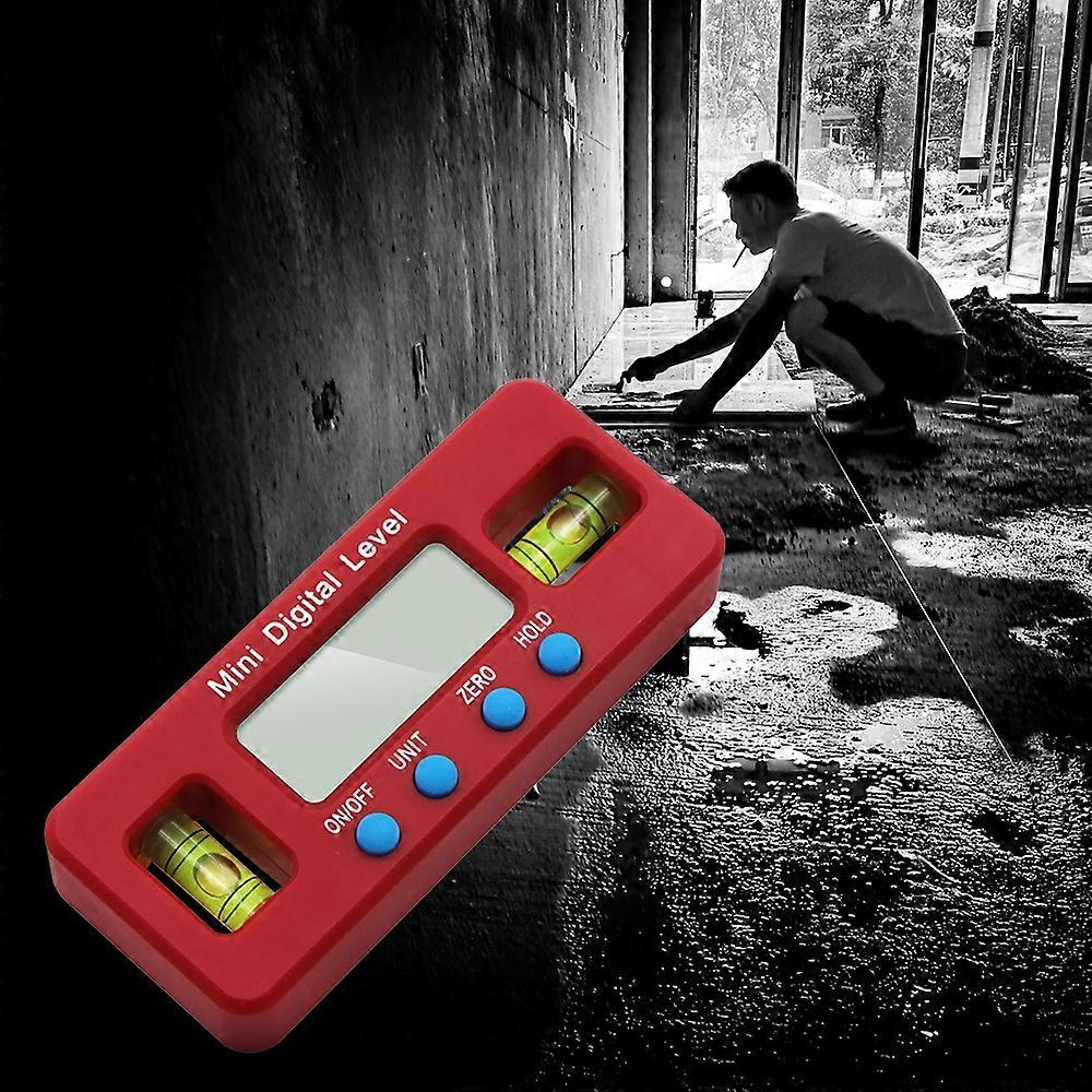 100mm Strong Magnetic Angle Ruler Electronic Digital Spirit Level Instrument Inclinometer Mini Measuring Tool Level Ruler