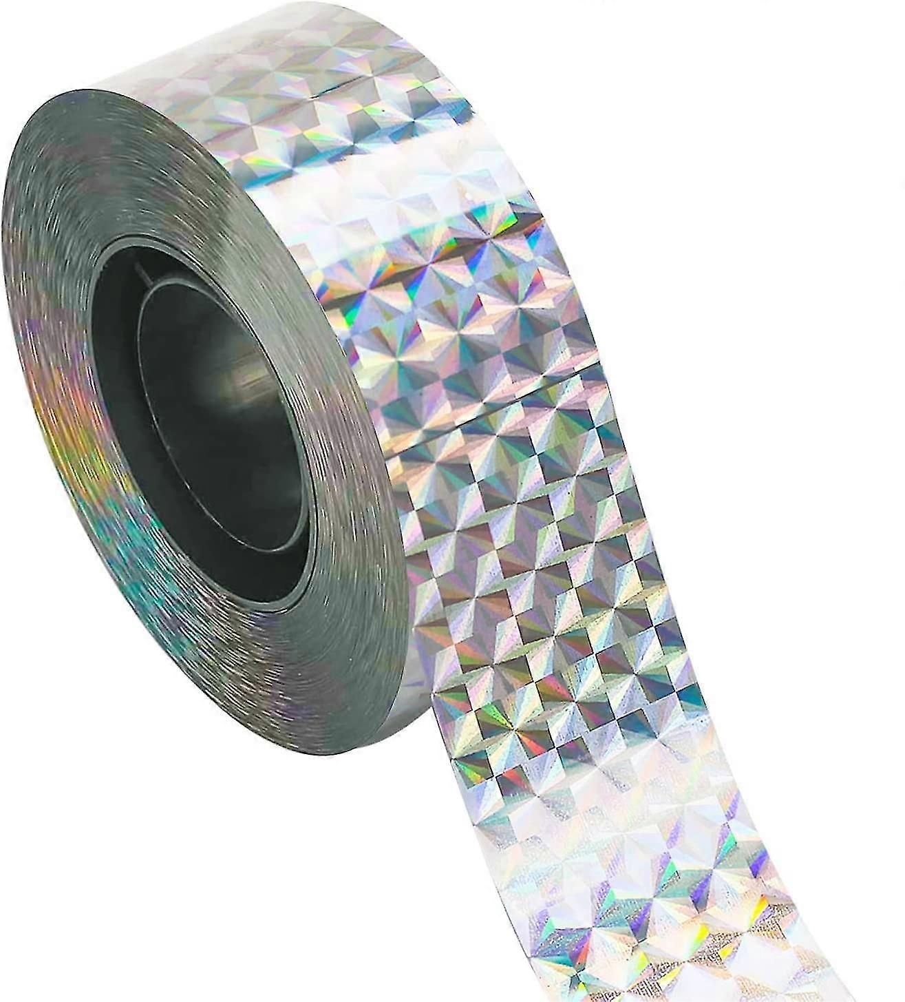 Bird Repellent Tape Holographic Bird Repellent Tape 80m X 2.4cm Double Sided Bird Repellent Tape Perfect Bird Deterrent Against Birds Pigeons Crows