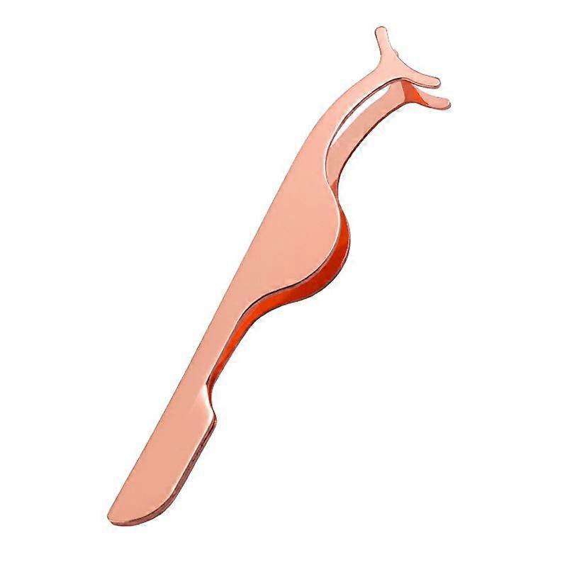 1 pince à faux cils à pointe incurvée, recourbe-cils, outil de séparation pour extensions de cils et sourcils
