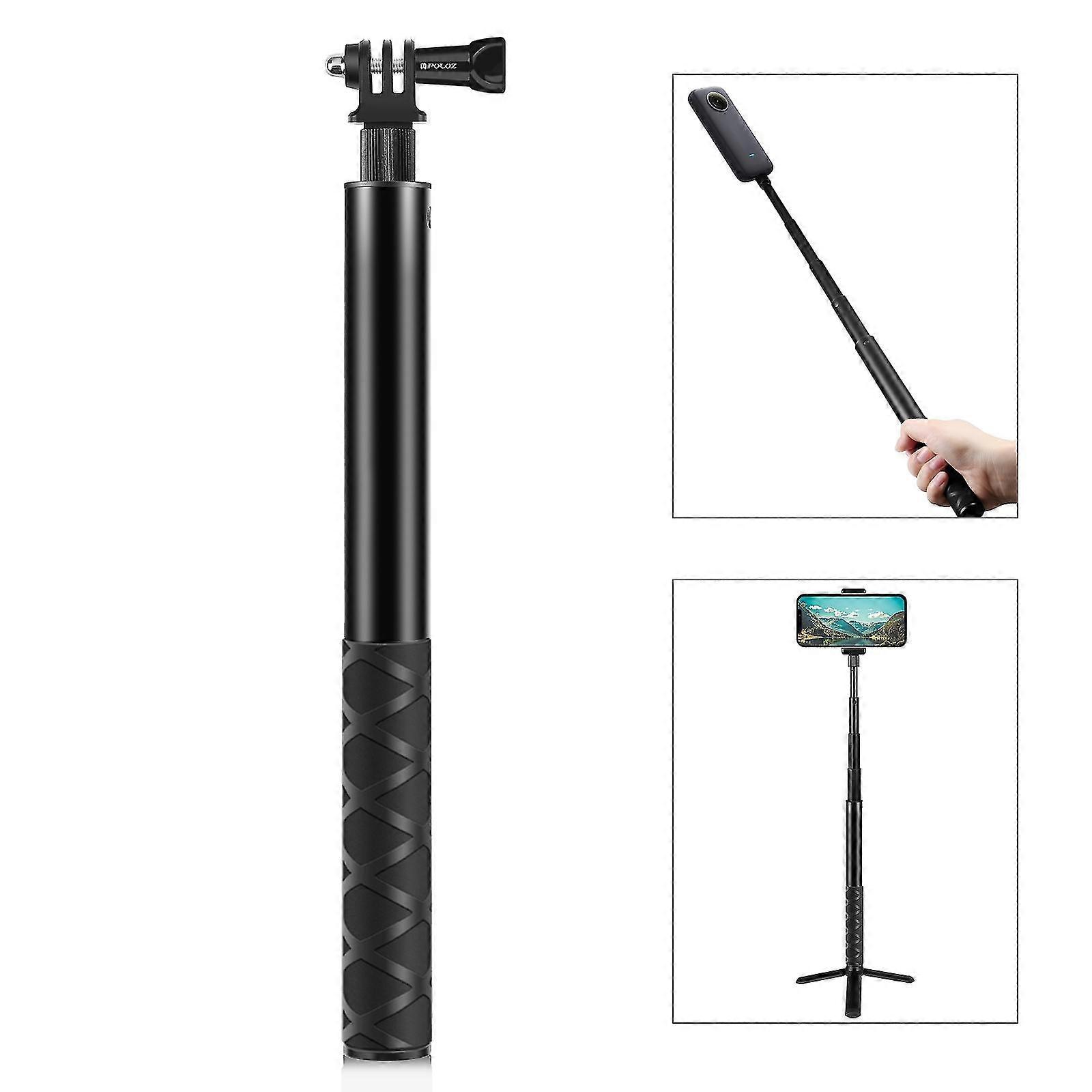 110cm metal selfie stick monopé para insta360