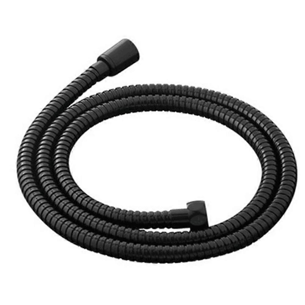 Flexible Shower Hose - Extra Long, Double-Buckle For Handheld Showerhead - Oil-Rubbed Bronze, 2m Black Shower Pipe