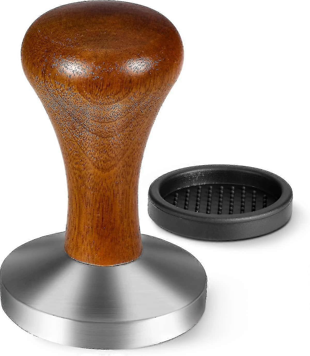 58mm Coffee Tamper, Durable Espresso Tamper, Coffee Tamper For Espresso Machine With Mat. Professional Barista Espresso Hand Tamper With Anodized Alum