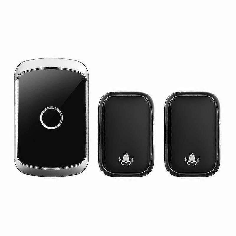 Sonnette sans fil longue distance auto-générée Télécommande intelligente Sonnette électronique étanche Sonnette sans fil Accueil Deux-à-un Pager