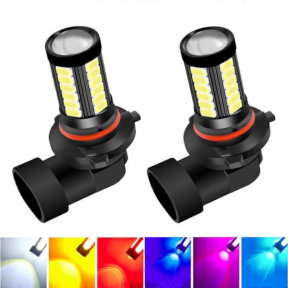 2x Car Fog Lamp H11 Led Lamp H7 9005 HB3 9006 HB4 H9 H8 H16 PSX24W PSX26W P13W White Ice Blue Fog Light Bulb Not for Headlights