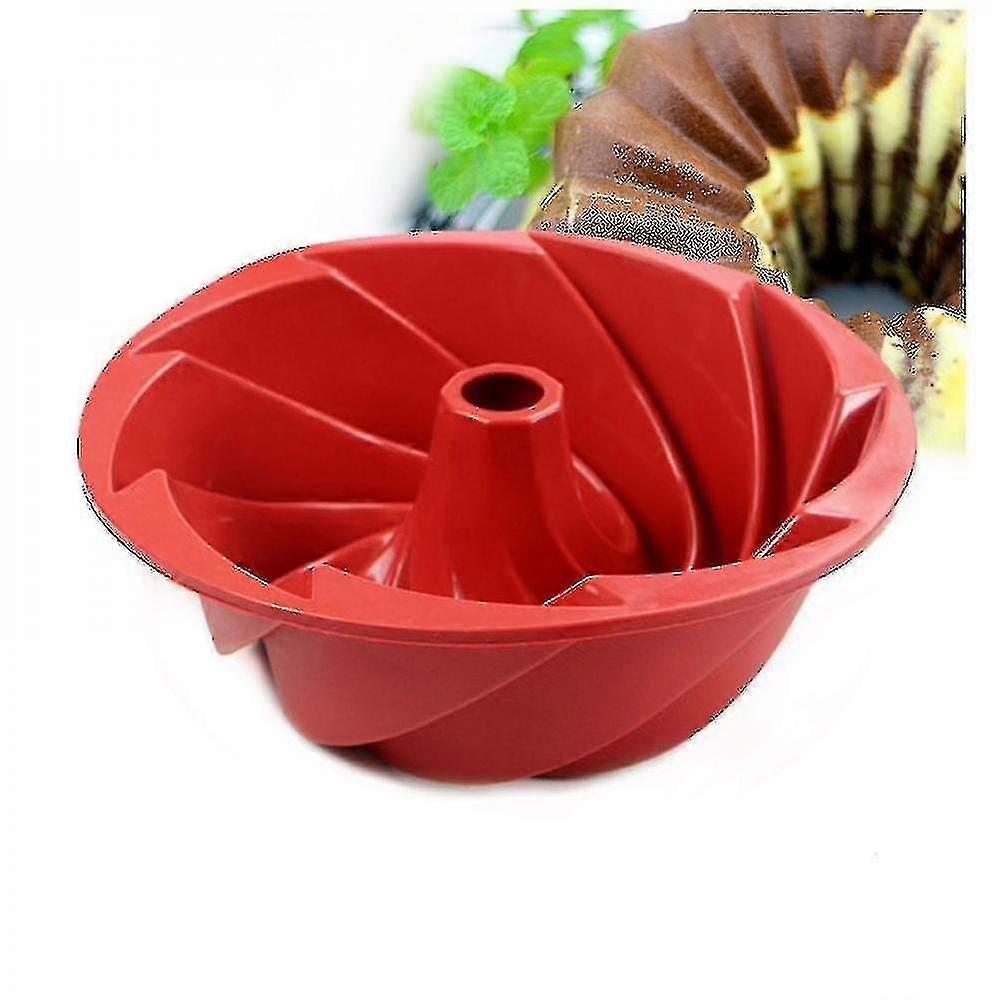 Bread Pans Molds Spiral Silicone Cake Panred